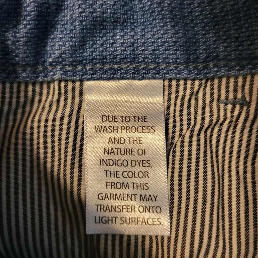Duluth Trading Co Womens Denim A-Line Skirt. Size 14 - Picture 4 of 6
